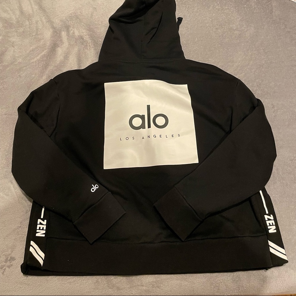 Like New Alo Yoga Vaunt Hoodie Sweatshirt Zen